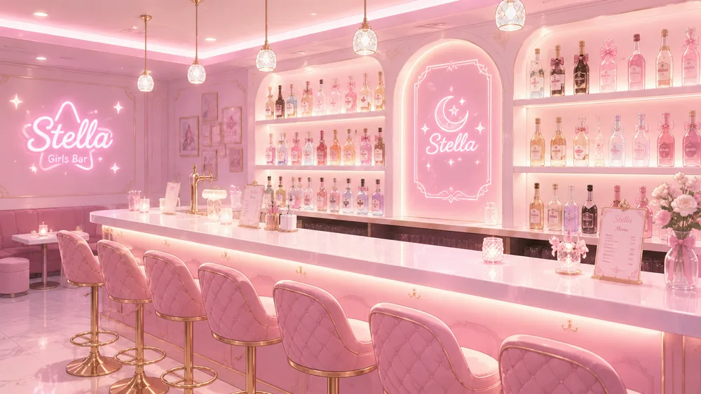 掲載準備サンプル：渋谷エリア ガールズバー 店舗画像